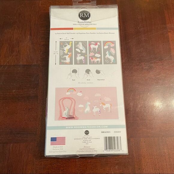 Unicorn Wall Decals Kids Room Decorations - Picture 4 of 8